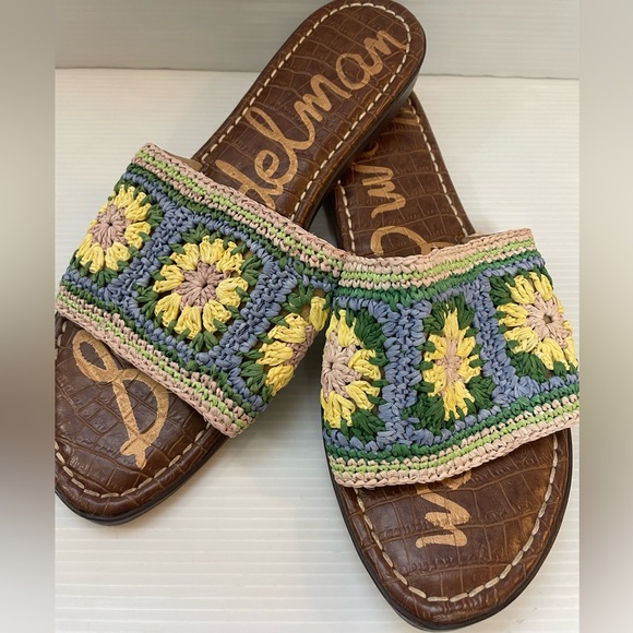 Sam Edelman Shoes - Sam Edelman Women's Gracey Flat Sandal Summer Multi Size 9